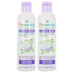 Puressentiel HYGIÈNE INTIME - Gel Lavant Douceur Bio, 2 Flacons De 250ml