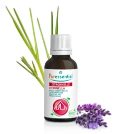Puressentiel ANTI-PIQUE - Diffuse Citronnelle Huiles Essentielles Pour Diffusion, 30ml